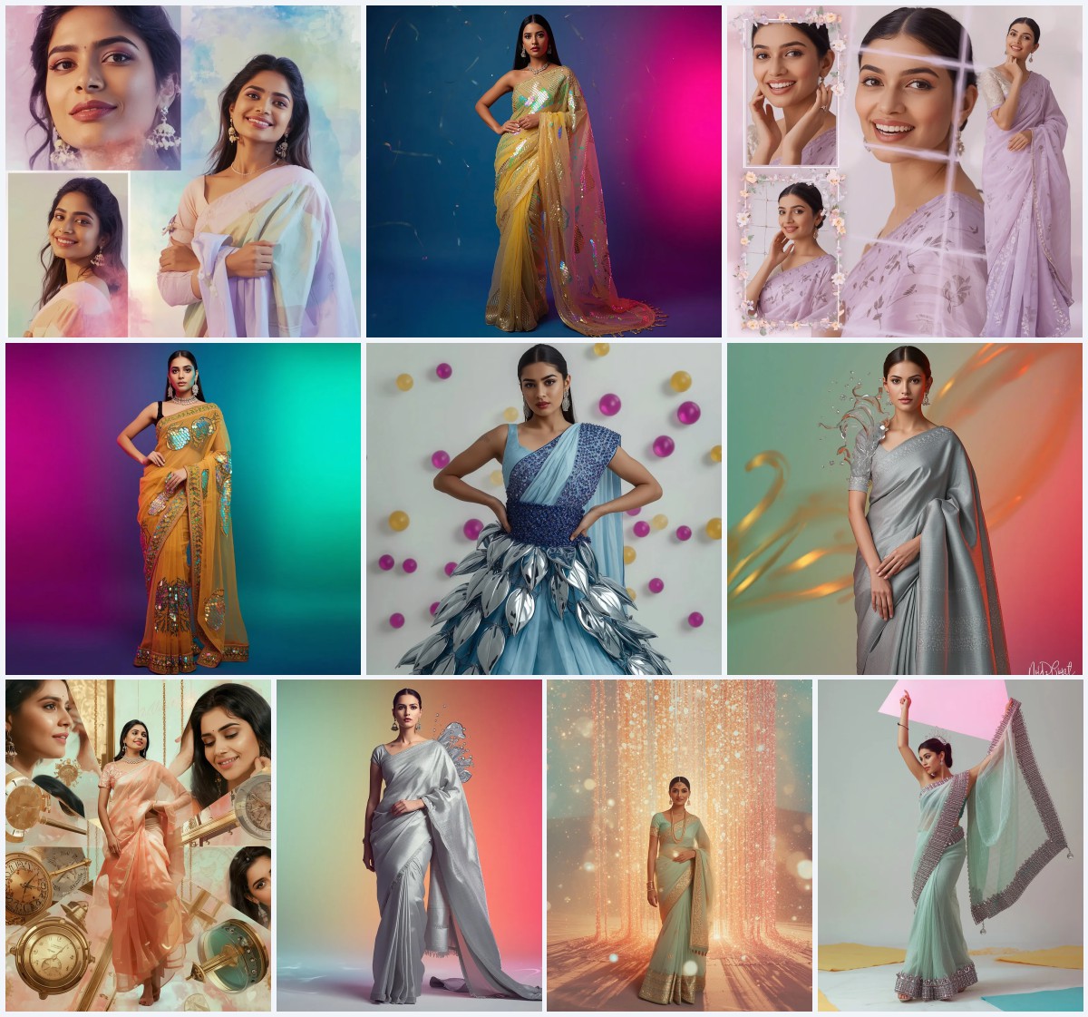 Best 10 Traditional Saree Prompt In English For Wedding for Clear Artistry | saree photoshoot ai prompt
