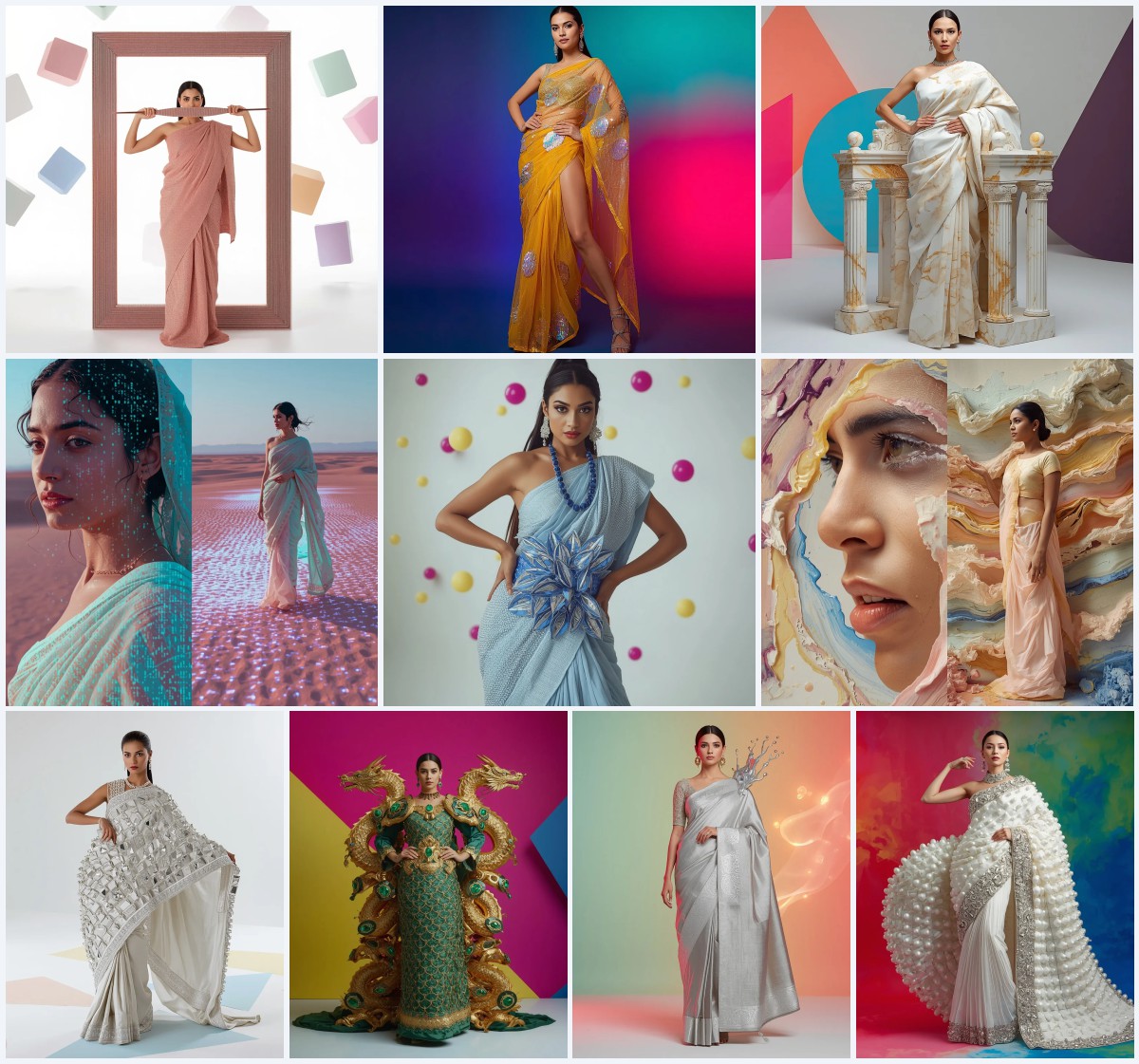 Best 10 Trending Violet Saree Prompt for Elegant Visuals | saree prompt seen