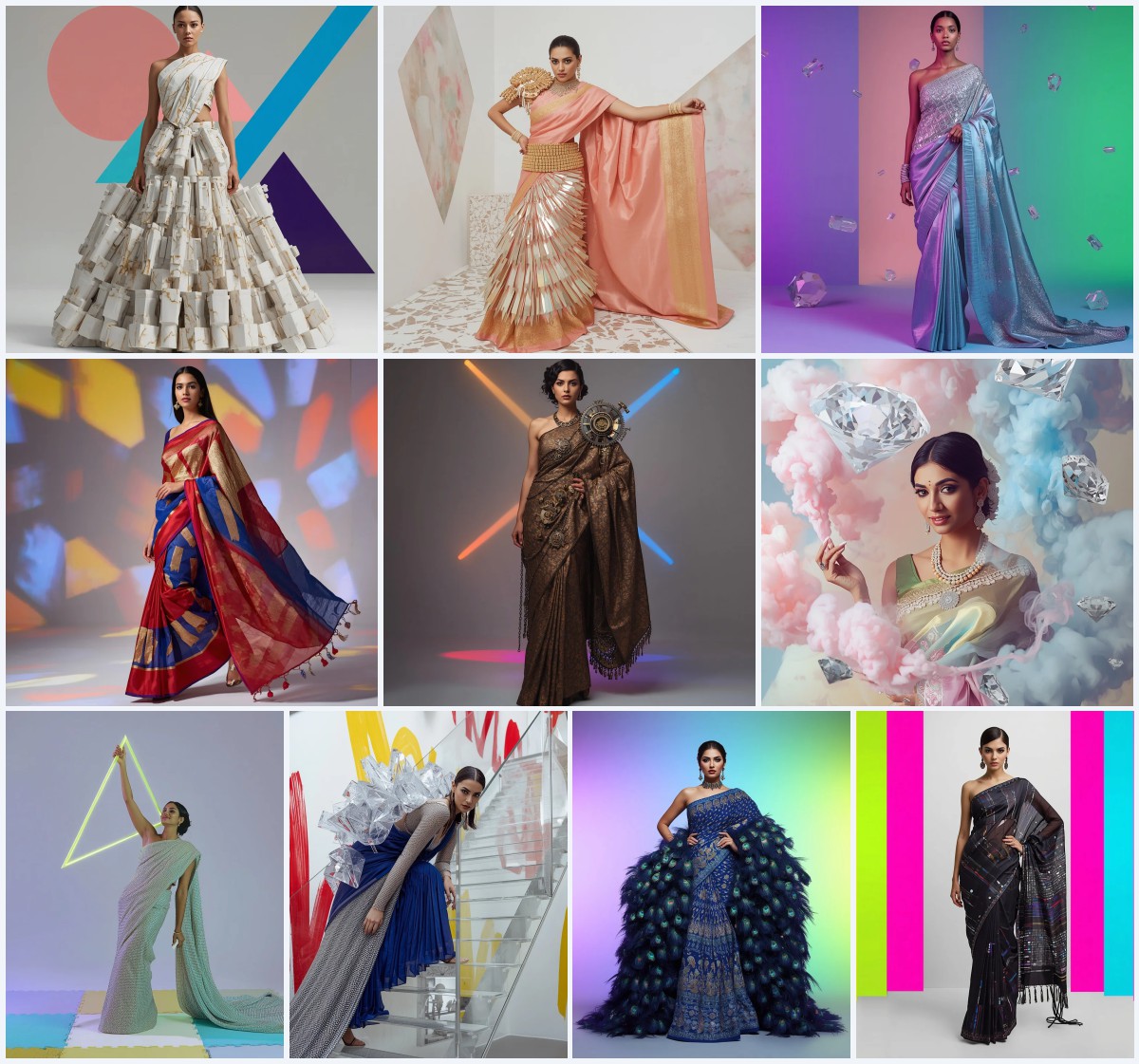 Top 10 Trending Saree Gemini Prompt In Hindi for Cultural Appeal | prompt for ai image generator for social media